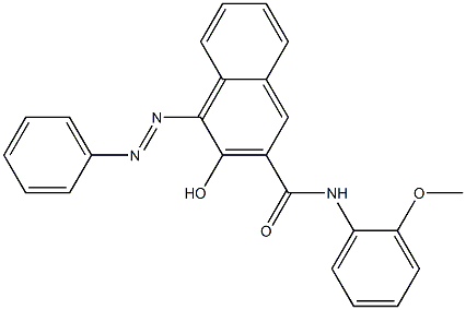  (E)-3-hydroxy-N-(2-methoxyphenyl)-4-(phenyldiazenyl)-2-naphthamide