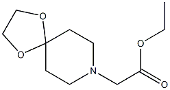 ethyl 2-(1,4-dioxa-8-azaspiro[4.5]decan-8-yl)acetate 化学構造式