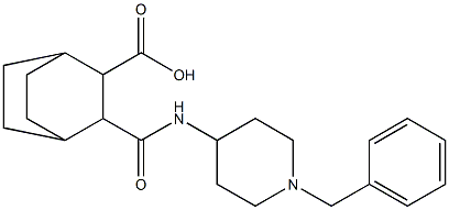 3-((1-benzylpiperidin-4-yl)carbamoyl)bicyclo[2.2.2]octane-2-carboxylic acid Structure