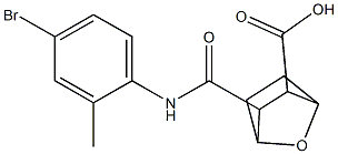 3-((4-bromo-2-methylphenyl)carbamoyl)-7-oxabicyclo[2.2.1]heptane-2-carboxylic acid 结构式