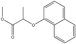 methyl 2-(naphthalen-1-yloxy)propanoate Struktur