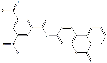 6-oxo-6H-benzo[c]chromen-3-yl 3,5-dinitrobenzoate 结构式