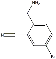 2-(aminomethyl)-5-bromobenzonitrile Structure