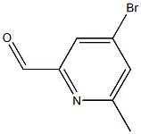 4-bromo-6-methylpicolinaldehyde 结构式