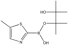 5-methylthiazol-2-ylboronic acid pinacol ester Struktur