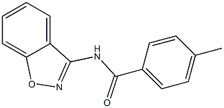 N-(benzo[d]isoxazol-3-yl)-4-methylbenzamide,,结构式
