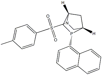 (1S,4S,5R)-5-(naphthalen-1-yl)-2-tosyl-2-aza-5-phosphabicyclo[2.2.1]heptane Structure