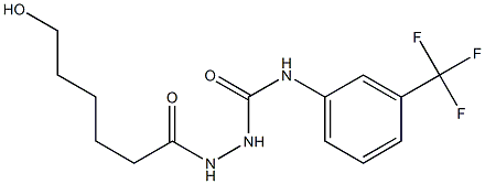 1-(6-HYDROXYHEXANOYL)-4-(3-(TRIFLUOROMETHYL)PHENYL)SEMICARBAZIDE Structure