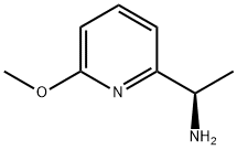 (1R)-1-(6-METHOXY(2-PYRIDYL))ETHYLAMINE, 1212888-81-7, 结构式