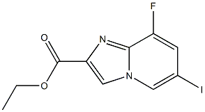 8-Fluoro-6-iodo-imidazo[1,2-a]pyridine-2-carboxylic acid ethyl ester