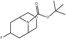 7-氟-3-氧杂-9-氮杂双环[3.3.1]壬烷-9-羧酸叔丁酯 结构式