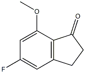 5-氟-7-甲氧基茚酮, , 结构式