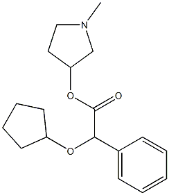 1-methylpyrrolidin-3-yl 2-(cyclopentyloxy)-2-phenylacetate|格隆溴铵杂质4