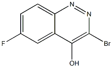 3-Bromo-6-fluoro-cinnolin-4-ol Structure