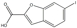 6-碘代苯并呋喃-2-羧酸,2092289-92-2,结构式