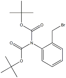 Di-tert-Butyl (2-(bromomethyl)phenyl)imidodicarbonate Structure