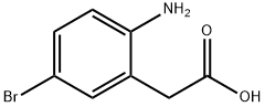 2-氨基-5-溴苯乙酸,737702-63-5,结构式