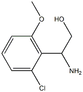 2-AMINO-2-(2-CHLORO-6-METHOXYPHENYL)ETHAN-1-OL Structure