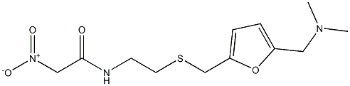 N-(2-(((5-((dimethylamino)methyl)furan-2-yl)methyl)thio)ethyl)-2-nitroacetamide Structure