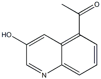 1-(3-hydroxyquinolin-5-yl)ethanone Struktur