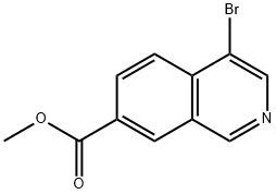 methyl 4-bromoisoquinoline-7-carboxylate Structure