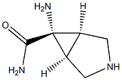 (1R,5S,6s)-6-amino-3-azabicyclo[3.1.0]hexane-6-carboxamide Structure
