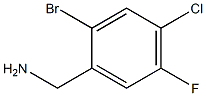 (2-Bromo-4-chloro-5-fluoro-phenyl)-methyl-amine,,结构式