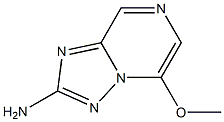5-Methoxy-[1,2,4]triazolo[1,5-a]pyrazin-2-ylamine,,结构式