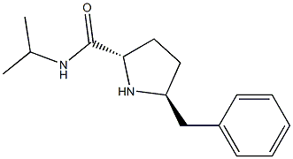 (2S,5S)-5-benzyl-N-isopropylpyrrolidine-2-carboxamide Structure