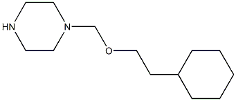 1-((2-cyclohexylethoxy)methyl)piperazine