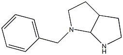 1-benzyloctahydropyrrolo[2,3-b]pyrrole 化学構造式