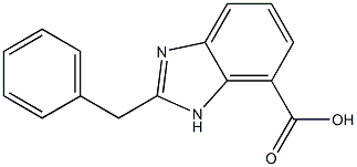 2-benzyl-1H-benzo[d]imidazole-7-carboxylic acid Structure