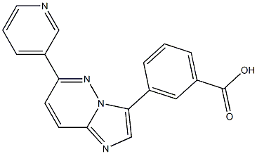 3-(6-(pyridin-3-yl)imidazo[1,2-b]pyridazin-3-yl)benzoic acid|