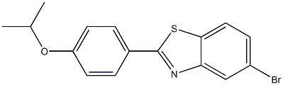 5-bromo-2-(4-isopropoxyphenyl)benzo[d]thiazole Struktur
