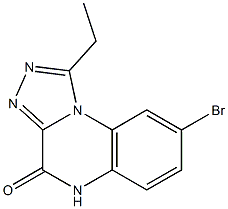 8-bromo-1-ethyl-[1,2,4]triazolo[4,3-a]quinoxalin-4(5H)-one Structure