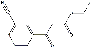 ethyl 3-(2-cyanopyridin-4-yl)-3-oxopropanoate|