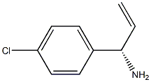 (S)-1-(4-chlorophenyl)prop-2-en-1-amine 化学構造式