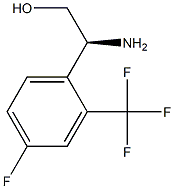 (S)-2-amino-2-(4-fluoro-2-(trifluoromethyl)phenyl)ethanol Structure