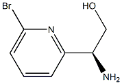 (S)-2-amino-2-(6-bromopyridin-2-yl)ethanol,,结构式