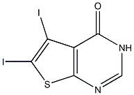 5,6-diiodothieno[2,3-d]pyrimidin-4(3H)-one Structure