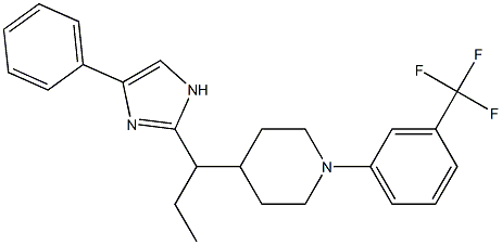  4-[1-(4-Phenyl-1H-imidazol-2-yl)-propyl]-1-(3-trifluoromethyl-phenyl)-piperidine