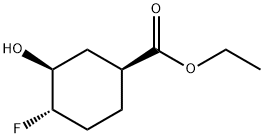 ethyl (1S,3S,4S)-4-fluoro-3-hydroxycyclohexane-1-carboxylate, 2165650-19-9, 结构式