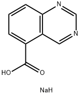 sodium quinazoline-5-carboxylate Structure