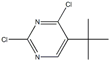 5-(tert-butyl)-2,4-dichloropyrimidine Struktur