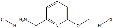 (6-METHOXYPYRIDIN-2-YL)METHANAMINE DIHYDROCHLORIDE Struktur