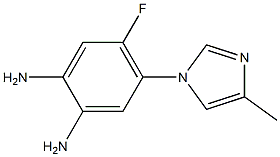  4-fluoro-5-(4-methyl-1H-imidazol-1-yl)benzene-1,2-diamine