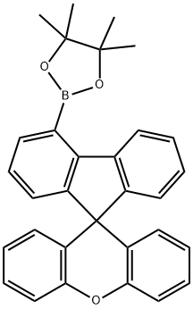 4,4,5,5-四甲基-2-(螺[芴-9,9'-呫吨] -4-基)-1,3,2-二氧杂硼烷,1609484-75-4,结构式