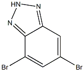 4,6-Dibromo-2H-benzotriazole 化学構造式