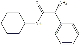 (R)-2-amino-N-cyclohexyl-2-phenylacetamide Structure