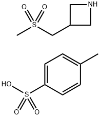 3-Methanesulfonylmethyl-azetidine p-toluenesulfonic acid salt,2292198-66-2,结构式